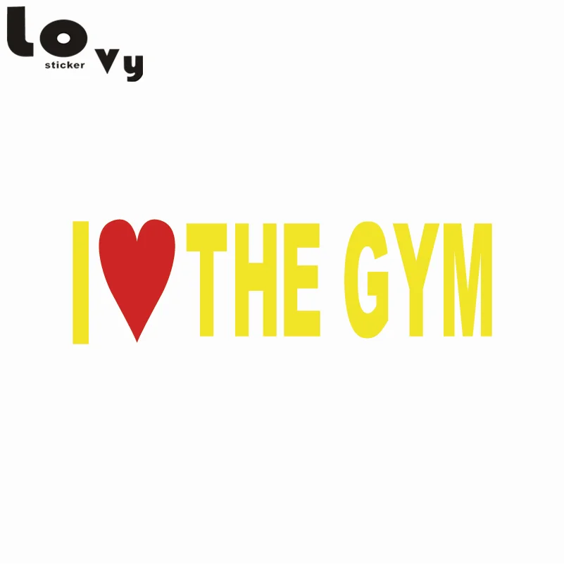Виниловая наклейка для автомобиля I Love The Gym|car decal|car stickervinyl car stickers |