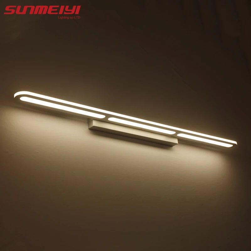 Светодиодный современный настенный светильник, акриловый бра, AC90-260V, Wandlamp для спальни, ванной комнаты, аппликация, Murale, светильник, зеркальный настенный светильник, светильники