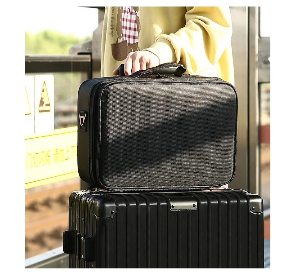 Профессиональный органайзер для макияжа Bolso Mujer, косметический чехол для путешествий, большая емкость, сумка для хранения, чехол для костюма, водонепроницаемый органайзер для хранения