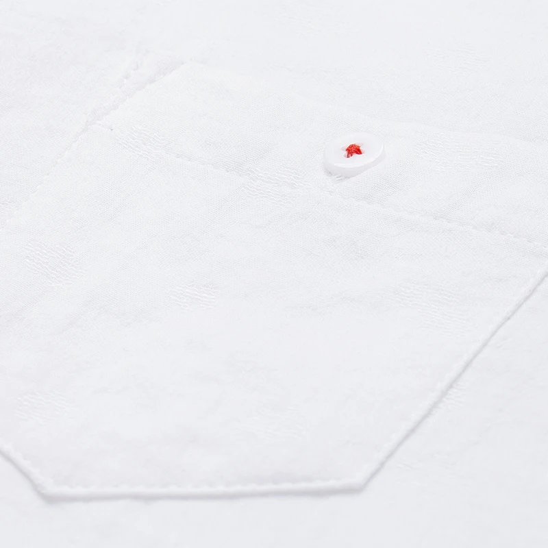 Рубашка мужская с длинным рукавом из хлопка и льна | Мужская одежда