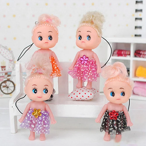 6 шт. милый игрушечный подарок для девочки мини кукла дзунг спутанная брелок