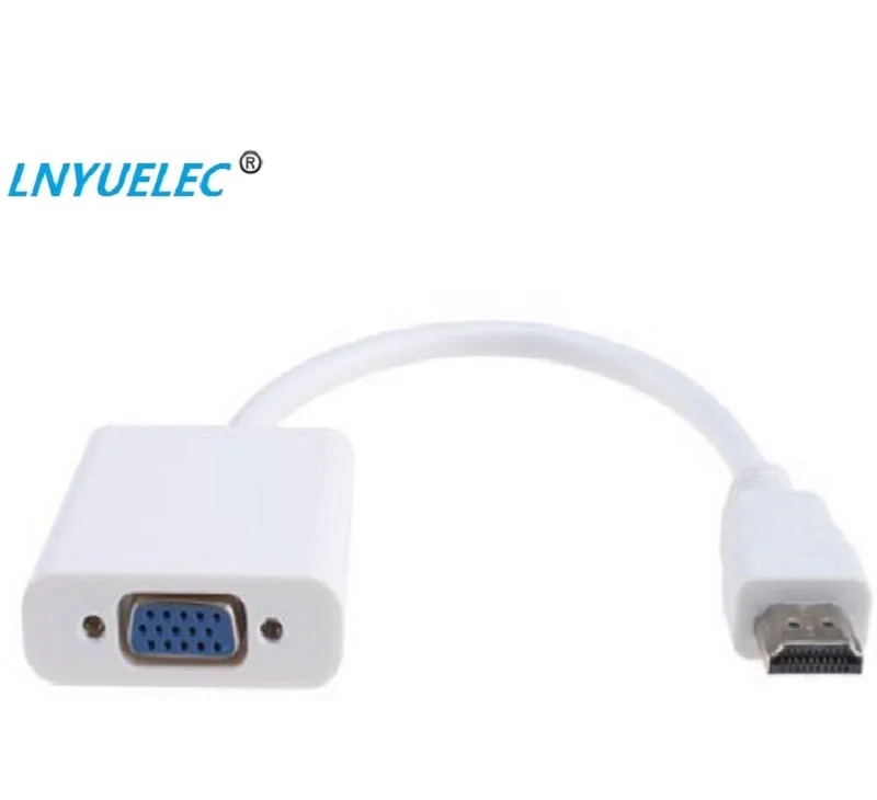 Высококачественный адаптер HDMI-VGA папа-мама преобразователь 1080P цифро-аналоговый