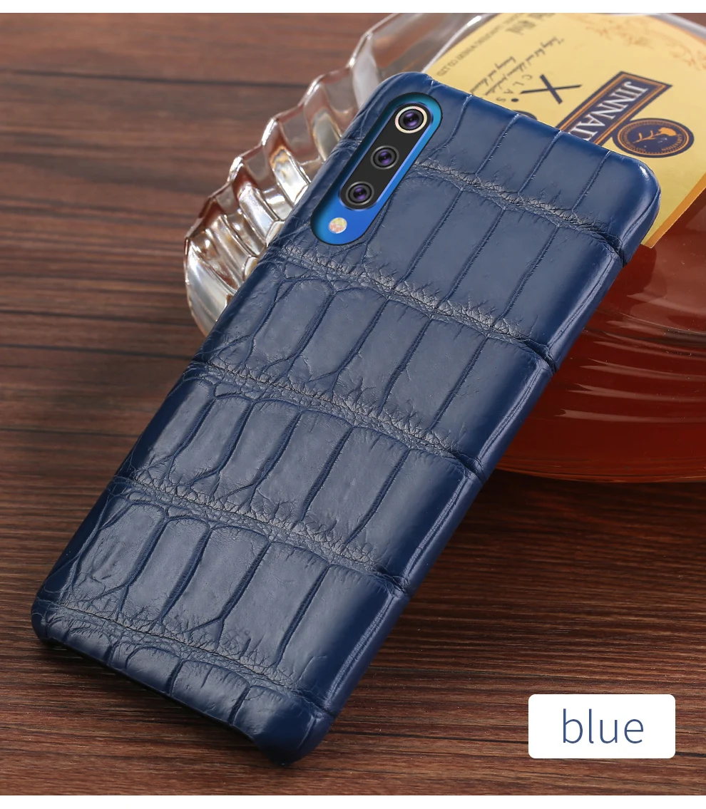 Чехол из натуральной крокодиловой кожи для Xiaomi mi 9 8 SE Lite Explore ore Pocophone F1 чехол s для Red mi Note 7 Роскошный чехол marvel Armor