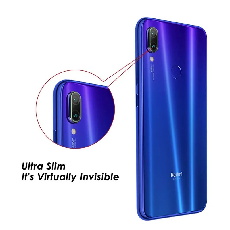 Защитная пленка для объектива камеры Xiaomi Redmi Note 7 6 Pro мягкое закаленное стекло