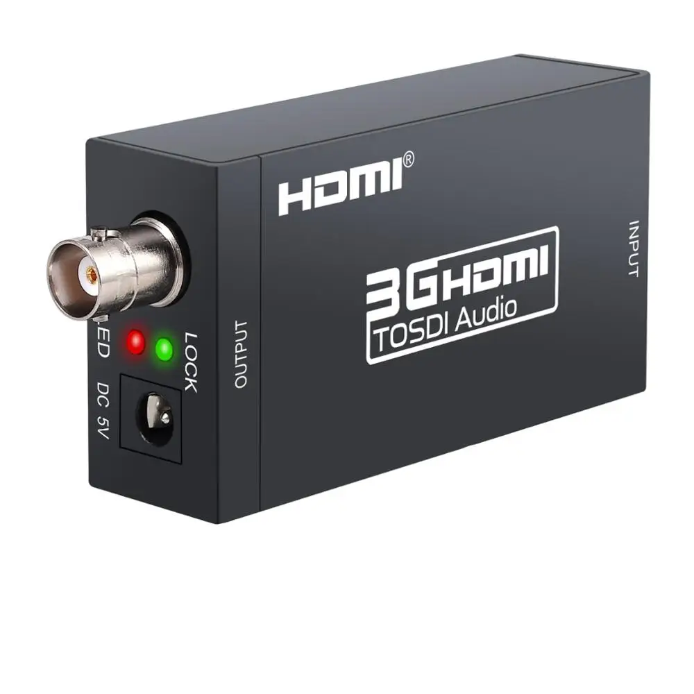 Prozor HDMI совместимый с SDI конвертер аудио видео совместим BNC SDI/HD SDI/3G адаптер