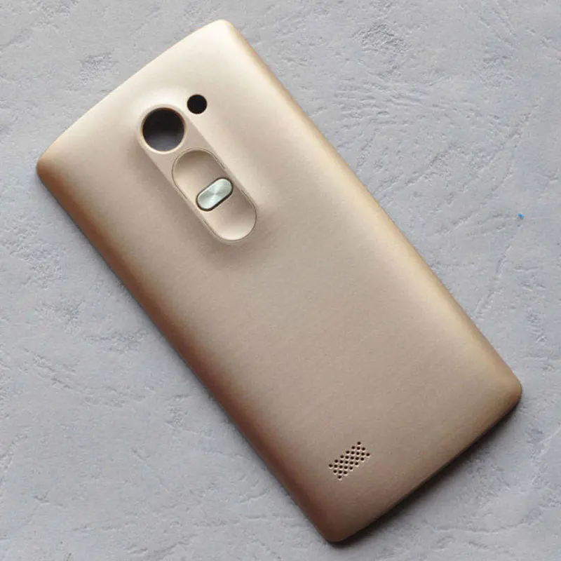 BINYEAE Пластик задняя крышка для LG Leon H320 H324 H340 Батарея задняя крышка Корпус сзади чехол двери H340 Запасная часть - Цвет: gold