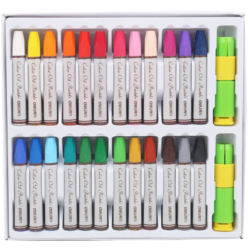 

Colored Oil Pastel Set 12 Colors Crayons Non-toxic Safe For Kids Children Drawing Painting School Supplies
