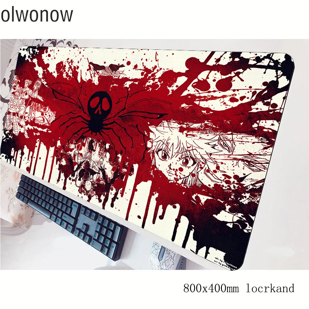 

hunter x hunter mousepad gamer Mass pattern 800x400x3mm gaming mouse pad best seller notebook pc laptop padmouse ergonomic mat