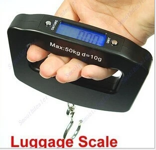 100 шт./лот 50 кг/10 г портативные цифровые весы с ЖК экраном для рыбы багажа