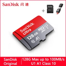 Sandisk Ultra Micro SD 128 ГБ 32 ГБ 64 Гб 256 Гб 16 Гб 400 Гб Micro SD карта SD/TF флэш-карты памяти 32 64 128 Гб microSD для телефона