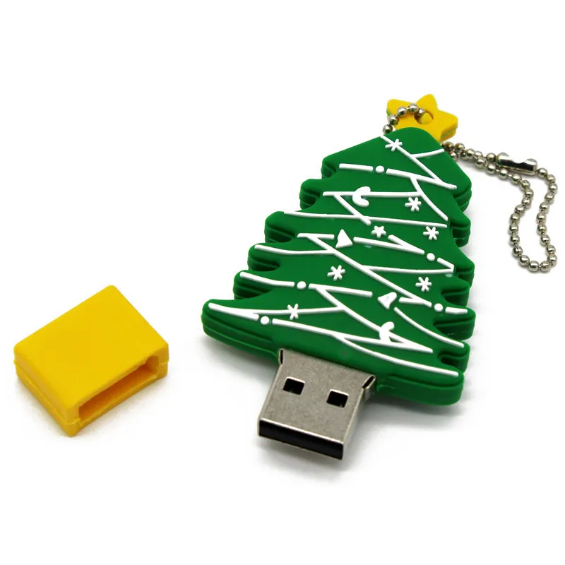 Флешка с рождественской елкой usb флеш накопитель 4 ГБ 8 16 32 64 флешка Рождественский