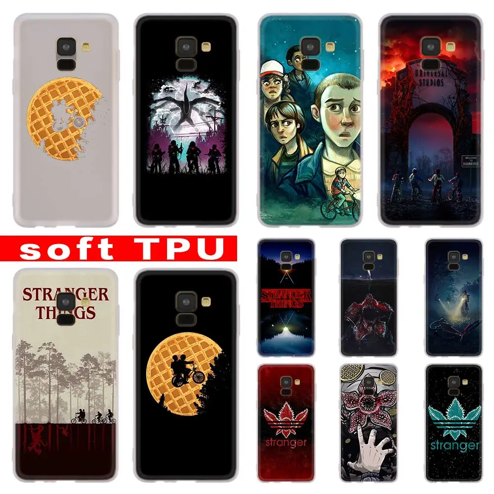 

3D dibujos de stranger things Case For Samsung Galaxy A8 A6 Plus A9 A5 A3 A7 2018 2017 2016 A50 A30 A40 A70 A10 A2 CORE Soft