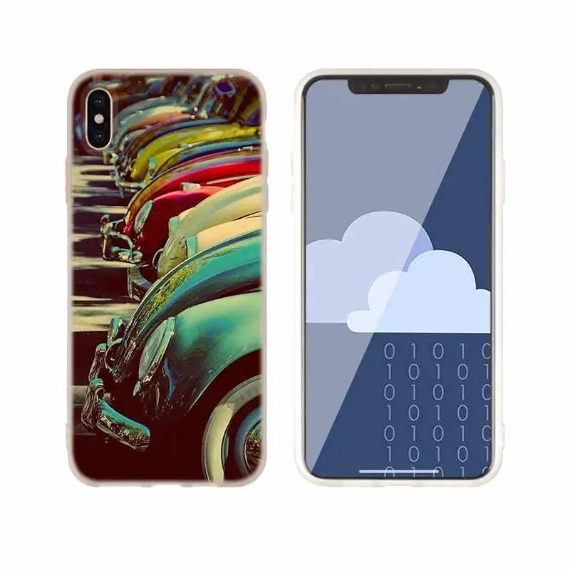 as the picture 04 Мягкий чехол для телефона, чехол для iPhone 11 Pro X XS Max XR 6 6S 7 8 Plus 5 4S SE, Винтажный чехол VW Beetle returing ancient ways - Цвет: as the picture 04