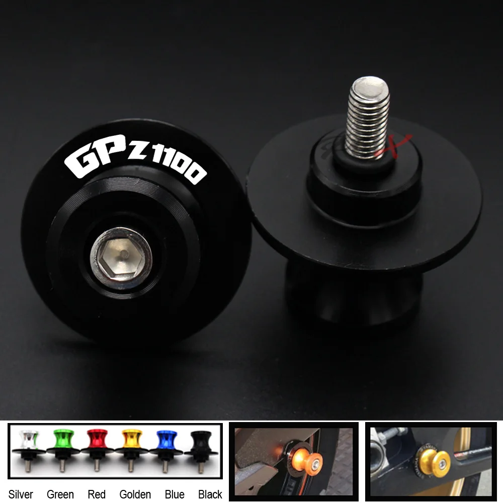 

For Kawasaki GPZ1100 GP-Z1100 ABS 1995-1998 Motorcycle Accessories CNC Aluminum M10 Rocker Shaft Slider Bracket Screw