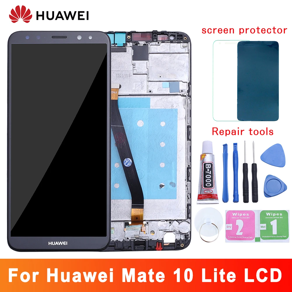 Для Huawei Mate 10 Lite ЖК дисплей + сенсорный экран 5 9 дюймов дигитайзер стеклянная