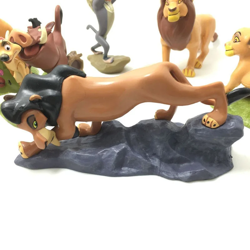 Disney The Lion King Simba Sction фигурки 9 шт./компл. модель ПВХ куклы классические игрушки