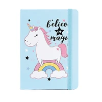 creative kawaii unicorn hardcover notebook a5a6 96 sheets cartoon diary cute notepad for kids korean stationery school supplies