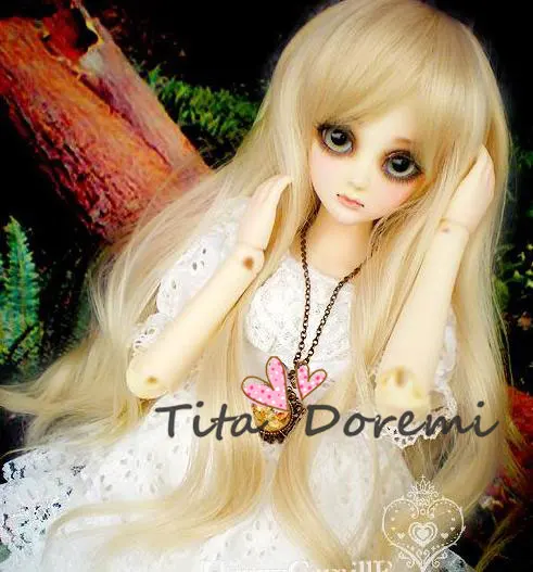 Ht золото 1/4 BJD MSD кукла парик с локон волос 18 19 см|hair color products men|hair extension length chartwig