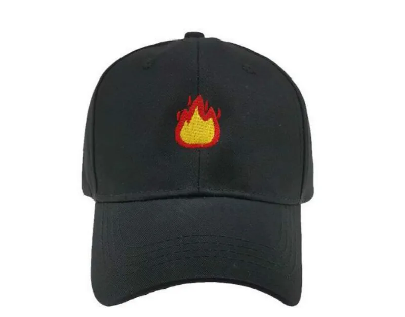 Вышивка огонь бейсбольная кепка для мужчин Уличная Snapback женская шляпа хип-хоп кепка пламя K поп папа шляпа Kpop Дальнобойщик Кепка Прямая