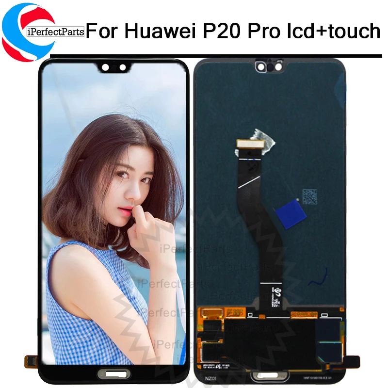 6 1 &quotЖК монитор для Huawei P20 Pro дисплей экран Сенсорная панель дигитайзер в сборе CLT