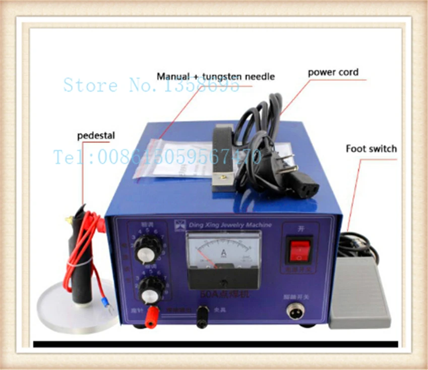 Электросварочный аппарат для ювелирных изделий золота серебра платины 220 В 400