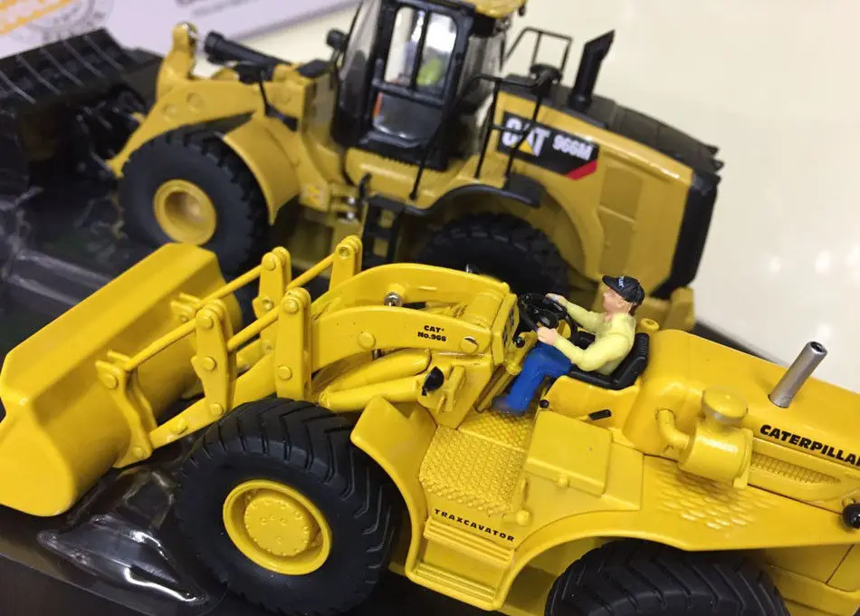 Evolution гусеница Cat 966A + 966M колесный грузчик 1:50 весы от бренд Diecast Masters 2 единицы