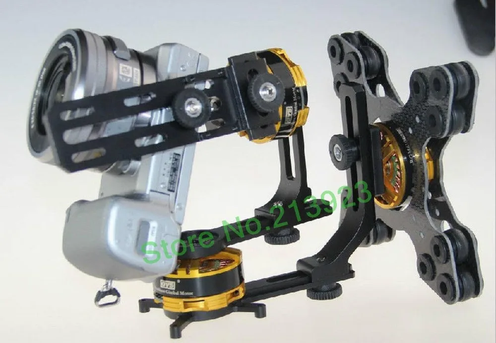 DYS 3 оси Gimbal Управление Mount Kit + оригинальные AlexMos Лер шт. 4108 бесщеточный Двигатель