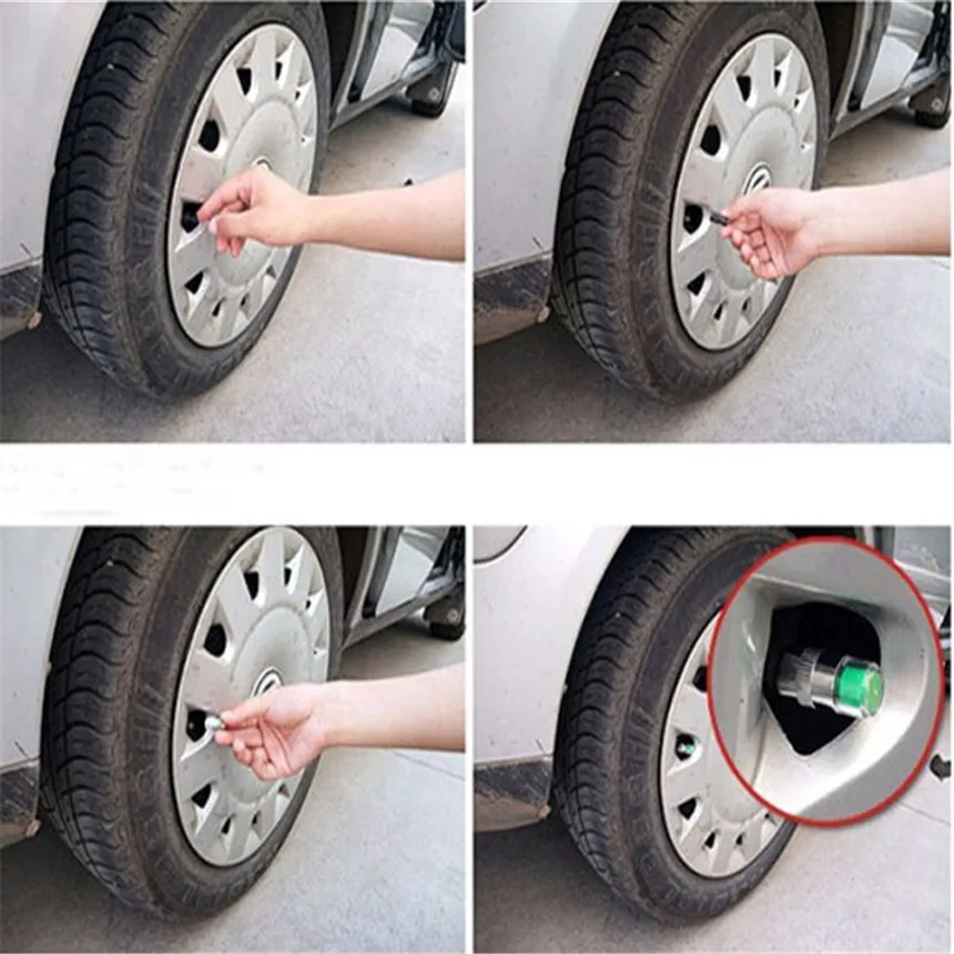 Автомобиль 4 шт. Автомобильный датчик контроля давления в шинах клапан стволовых