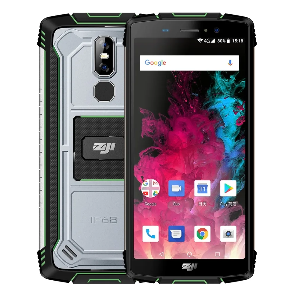Оригинальный HOMTOM ZOJI Z11 IP68 водонепроницаемый мобильный телефон Android 8 1 4 Гб ОЗУ 64