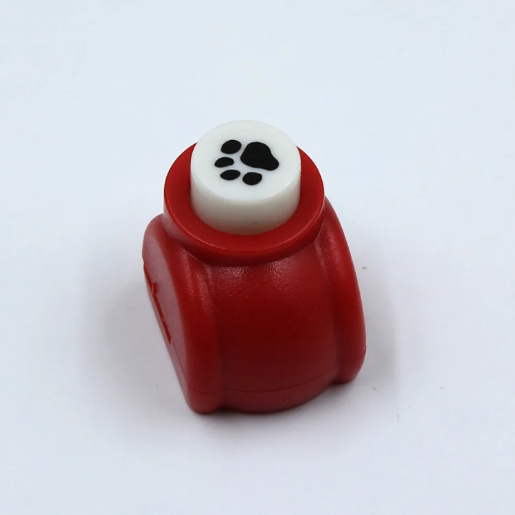 footprint 1 шт./лот, мини-дырокол для рукоделия, для скрапбукинга, Дырокол ручной работы, дырокол для рукоделия, подарочная карта, бумажный дырокол, CL-1203 - Цвет: footprint