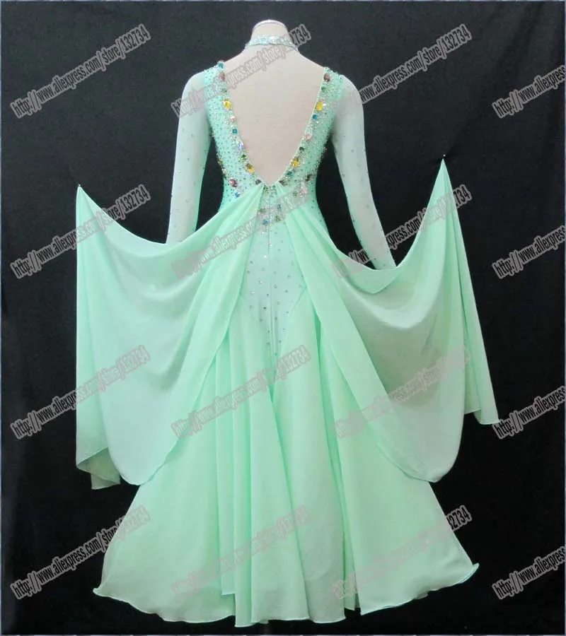 Современный Вальс Танго бальное платье для танцев гладкое стандартное девочек |