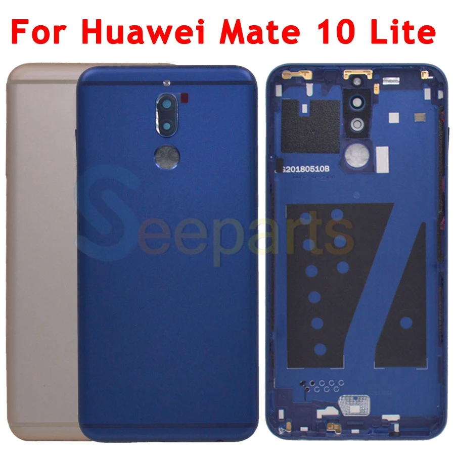Huawei mate 10 lite чехол для батареи задняя дверь корпус G10 Plus задняя крышка шасси 5," huawei Nova 2i mate 10 Lite Крышка для батареи