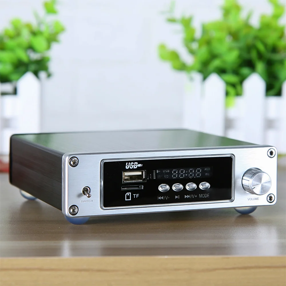 AIYIMA TPA3116 Bluetooth усилитель звука HIFI стерео аудио цифровой мощности 100Wx2 TF США Lossless