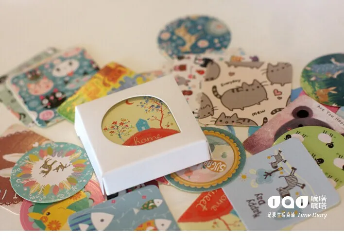 38 шт.)/партия Kawaii Мультяшные мини-бумажные наклейки s Merry Christmas украшения DIY Скрапбукинг Стикеры канцелярские товары