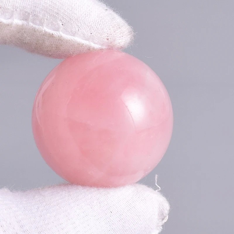 

Rose Quartz Massage Ball Yoni Egg Undrill 30 MM Natural Crystal Mineral Stone Ball Home Decor Accessory Kegel Massage Egg