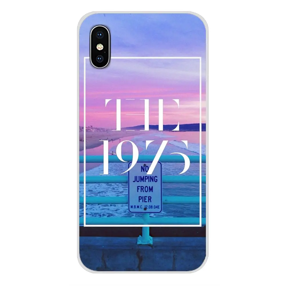 Аксессуары чехлы для телефонов чехол рок-группы the 1975 Apple iPhone X XR XS MAX 4 4S 5 5S 5C SE 6 6S 7 8