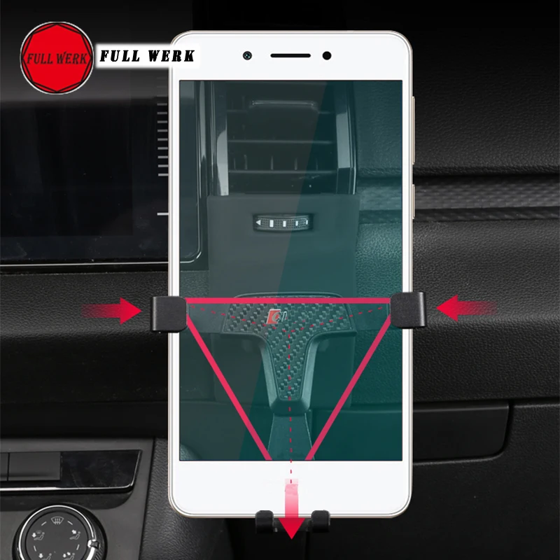 ABS автомобильный гравитационный датчик держатель для телефона кронштейн Skoda Kodiaq