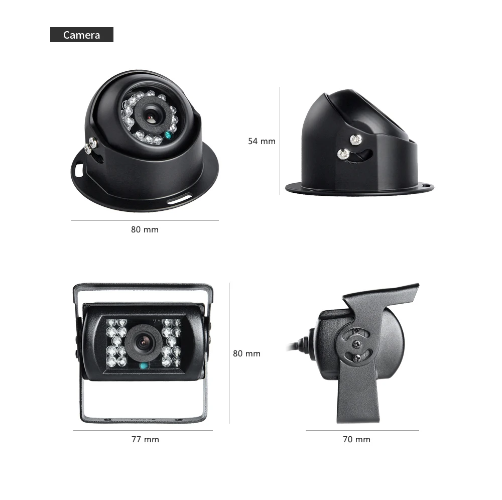 Заводская Продажа 4 шт. набор HD камер для автобуса Wifi + GPS 4CH SD грузовик Мобильный Dvr