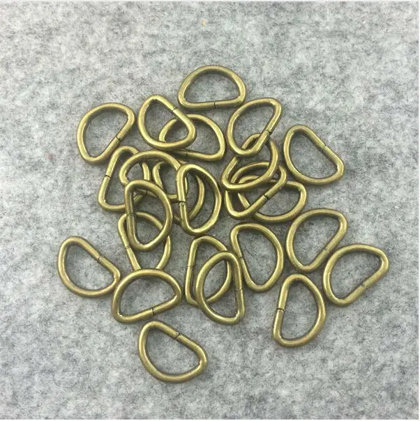 Металлические D-образные кольца 50 шт./лот 2 см