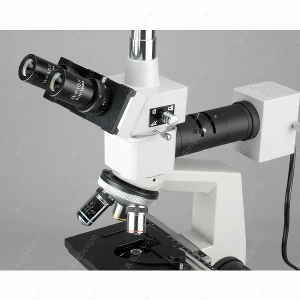 Металлургический микроскоп -- AmScope поставляет 40X-1000X металлургический с верхними и