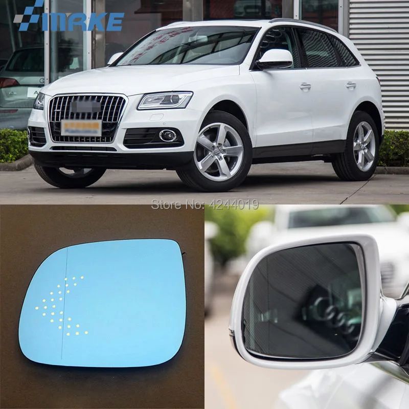 SmRKE для Audi Q5 Q7 Автомобильное зеркало заднего вида широкоугольные Гипербола синие