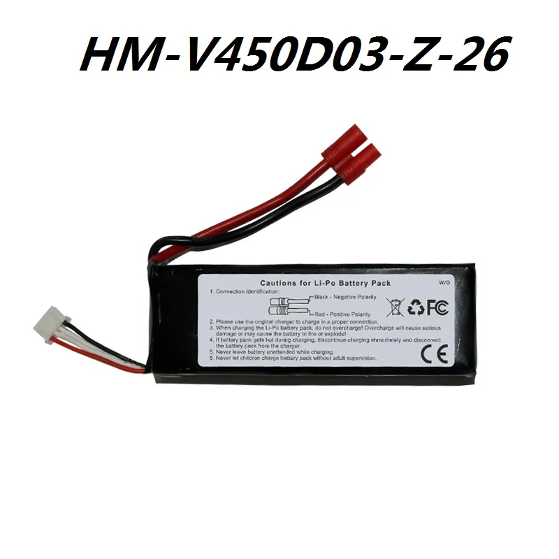 Оригинальный Li po Батарея (11 1 V 2600 мА/ч 25C) для Walkera V450D03 RC вертолет HM Z 26 аксессуары