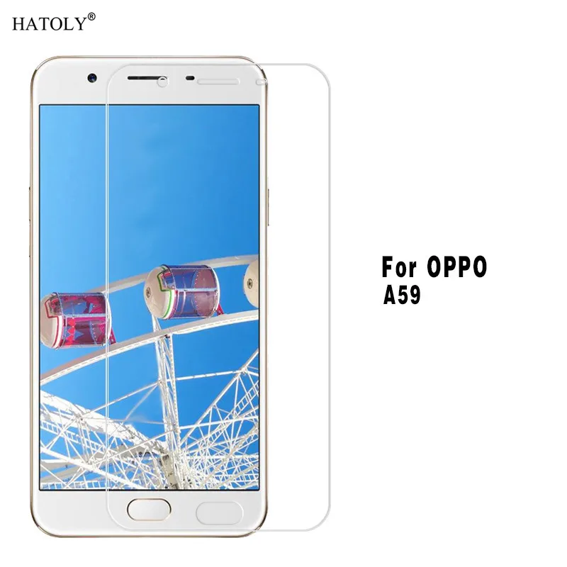 2 шт стекло для OPPO A59/F1S защита экрана закаленное A59 Защитная стеклянная пленка Honor