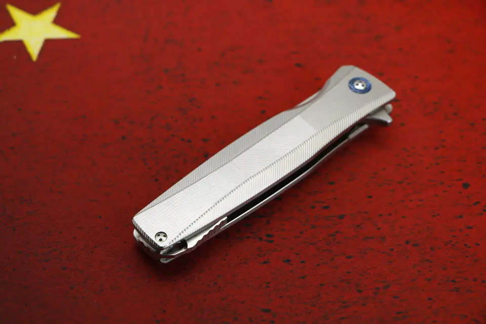LOVOCOO P60 S35VN лезвие титановая ручка Флиппер Складной нож Открытый Отдых Охота карманные Фруктовые Ножи EDC инструменты выживания