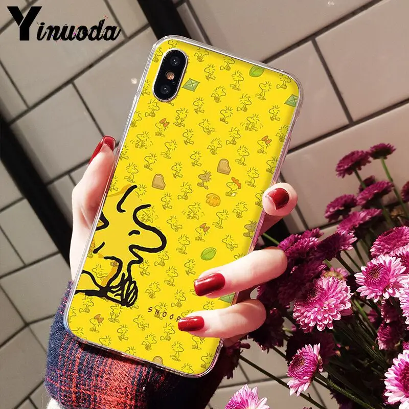 Yinuoda Прозрачный мягкий силиконовый чехол для телефона из ТПУ Apple iPhone 8 7 6 6S Plus X XS MAX 5