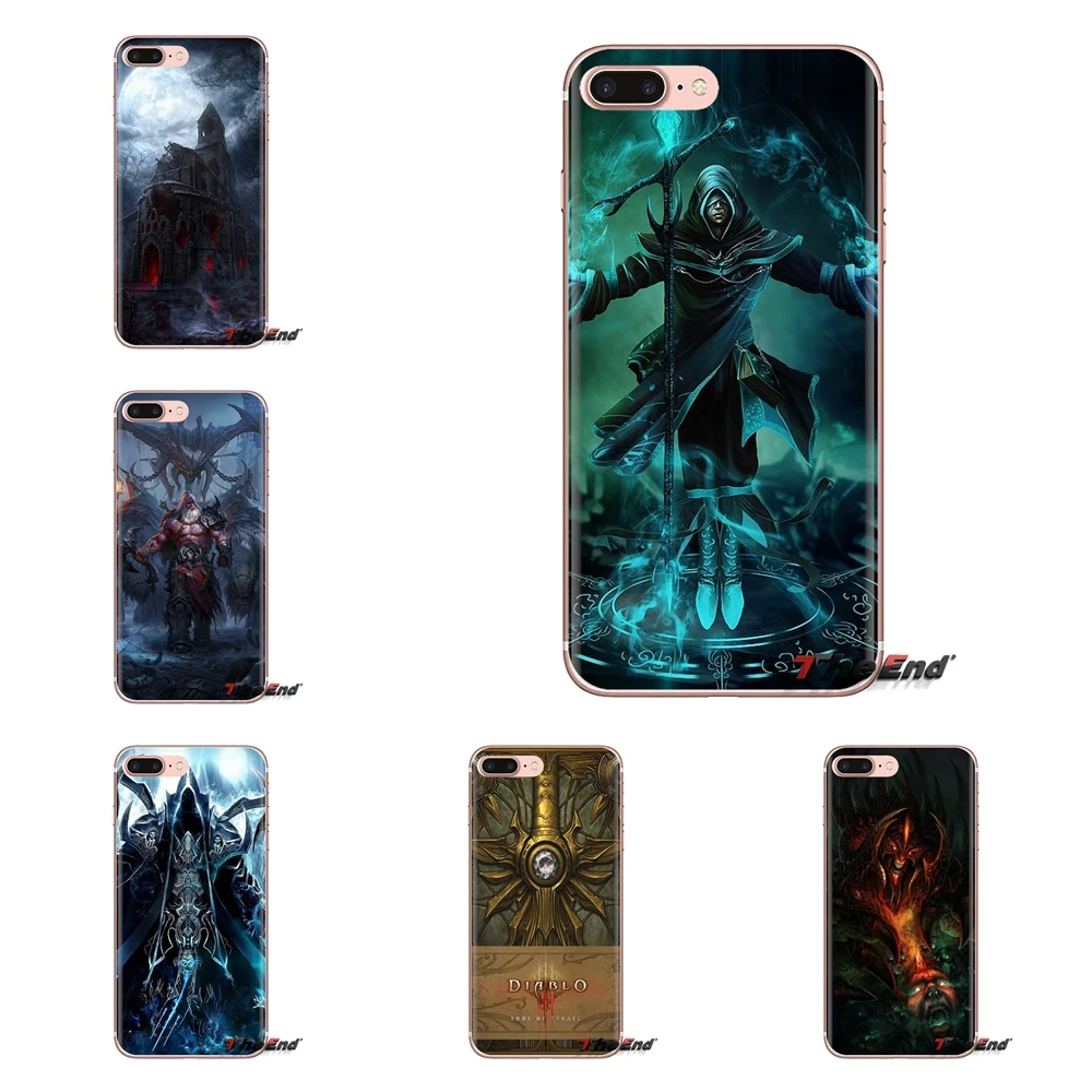 For LG G3 G4 Mini G5 G6 G7 Q6 Q7 Q8 Q9 V10 V20 V30 X Power 2 3 K10 K4 K8 2017 Diablo Reaper Of Souls Demon Hunter Soft TPU Cover |