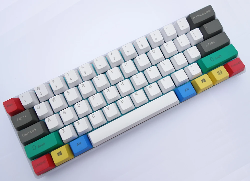 GH60 механическая клавиатура полностью в сборе со светодиодной подсветкой и RGB под растущим перепрограммируемым по прошивке QMK