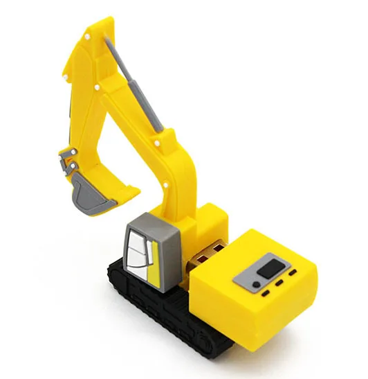 Yellow JASTER экскаватор usb флэш-накопитель захват флешки 4 ГБ 8 ГБ 16 ГБ 32 ГБ 64 Гб Usb creativo флешки мини-подарок карта памяти - Цвет: Yellow