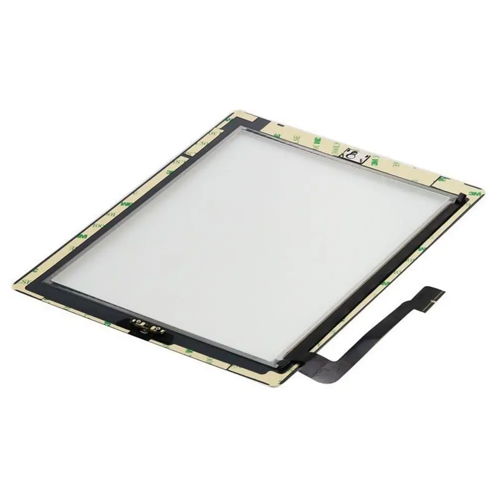 Сенсорное стекло дигитайзера для iPad 3 с сенсорной кнопкой, клеевой лентой и креплением A1416 A1403 A1430.