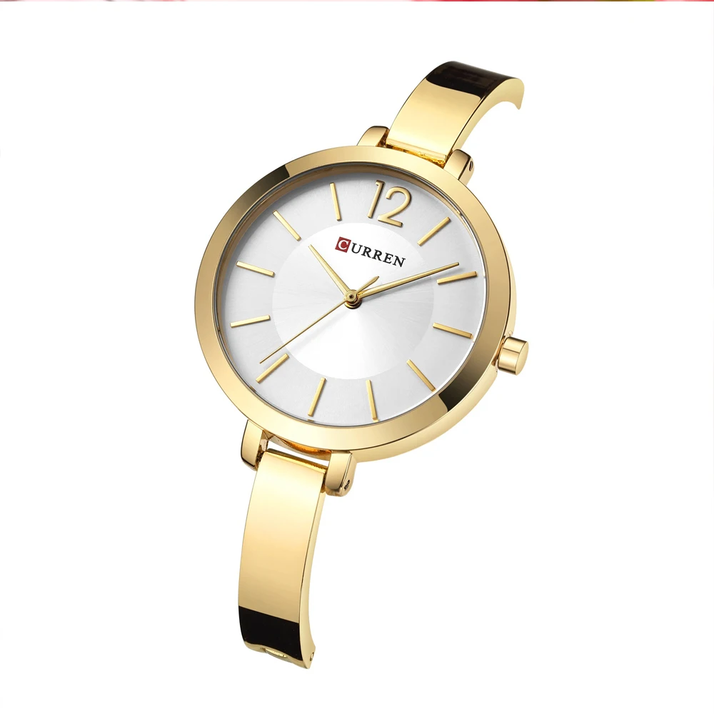 

Luxury Brand Curren Watch For Women Gold Steel Bracelet Ladies Quartz Watches Female Clock Waterproof Minimalist Reloj Mujer New